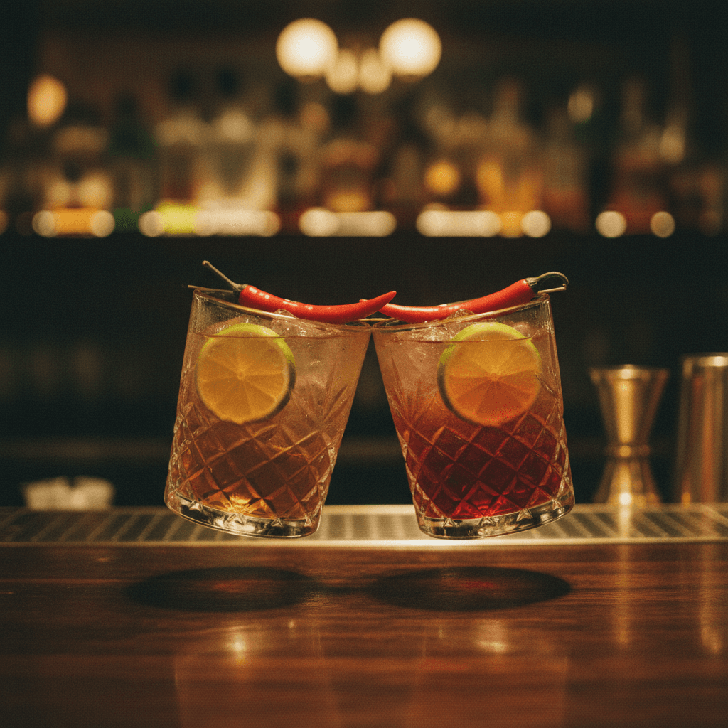 Sunset bar drinks